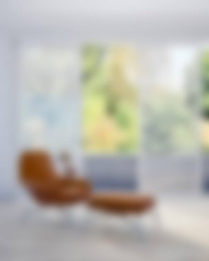 modern parlak iç mekan 3D resimleme