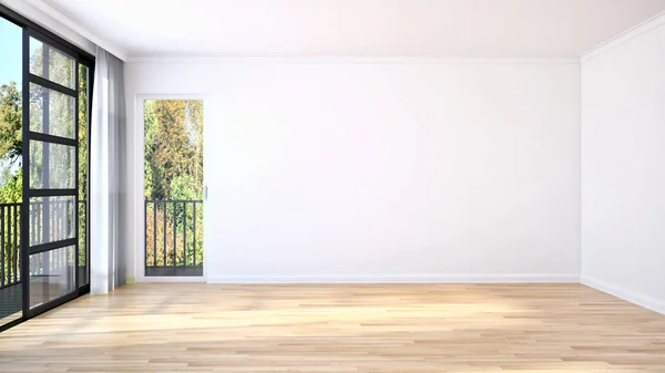 modern parlak iç mekan 3D resimleme