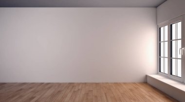 modern parlak iç mekan 3D resimleme