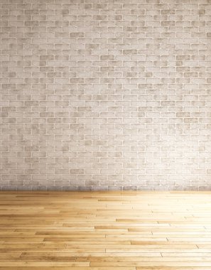 modern parlak iç mekan 3D resimleme