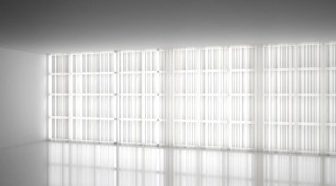 modern parlak iç mekan 3D resimleme