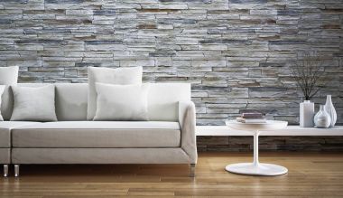 modern parlak iç mekan 3D resimleme