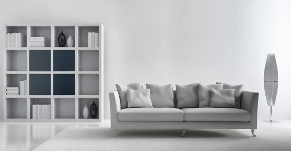 современные яркие интерьеры 3D рендеринг иллюстрации