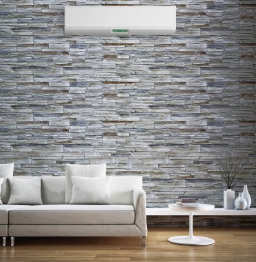 modern parlak iç mekan 3D resimleme