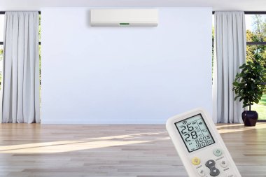 modern parlak iç mekan 3D resimleme