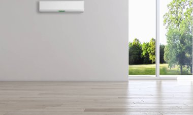 modern parlak iç mekan 3D resimleme