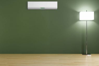 modern parlak iç mekan 3D resimleme