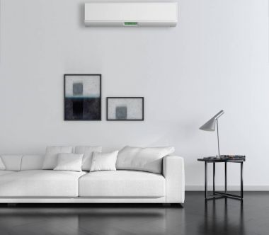 modern parlak iç mekan 3D resimleme