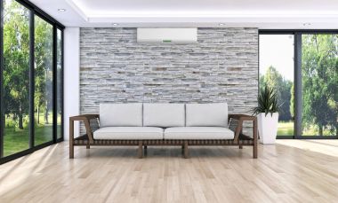 modern parlak iç mekan 3D resimleme