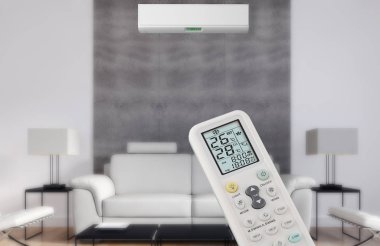 modern parlak iç mekan 3D resimleme