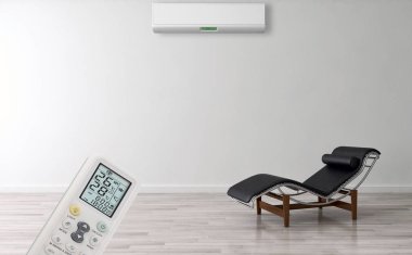 modern parlak iç mekan 3D resimleme