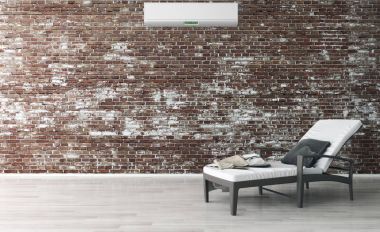 modern parlak iç mekan 3D resimleme