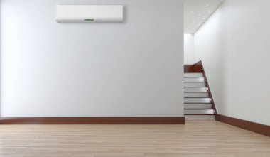 modern parlak iç mekan 3D resimleme