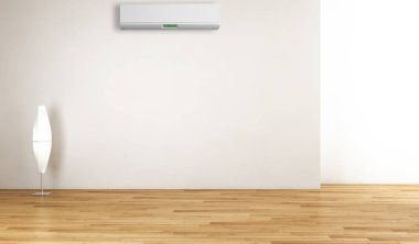 modern parlak iç mekan 3D resimleme