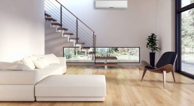 modern parlak iç mekan 3D resimleme