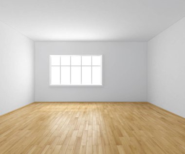 modern parlak iç mekan 3D resimleme