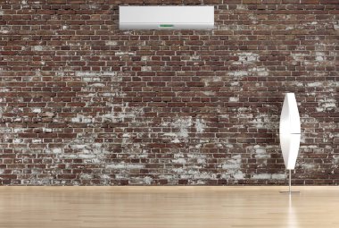 modern parlak iç mekan 3D resimleme