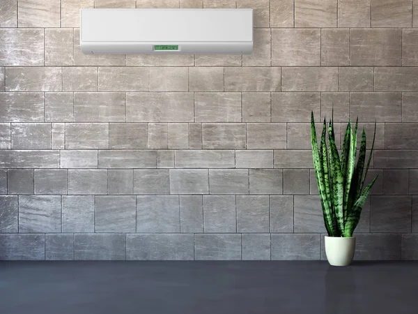 modern parlak iç mekan 3D resimleme