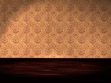 modern parlak iç mekan 3D resimleme