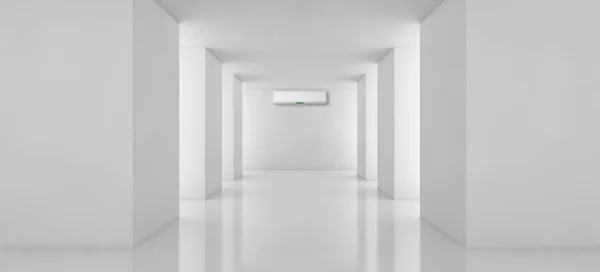Interior moderno com ar condicionado ilustração renderização 3D — Fotografia de Stock