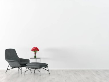 Büyük lüks, modern, en az aydınlık iç mekan, oda modelleme sanatçısı.