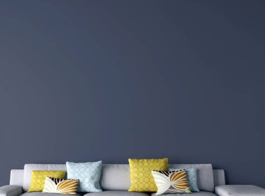 Büyük lüks, modern, en az aydınlık iç mekan, oda modelleme sanatçısı.