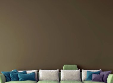 Büyük lüks, modern, en az aydınlık iç mekan, oda modelleme sanatçısı.