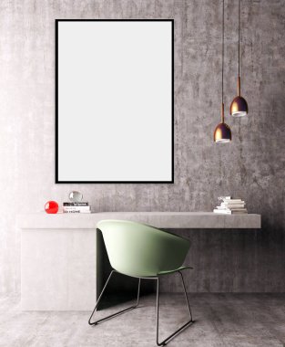 Büyük lüks, modern, en az aydınlık iç mekan, oda modelleme sanatçısı.