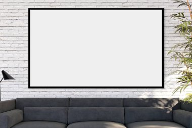 Büyük lüks, modern, en az aydınlık iç mekan, oda modelleme sanatçısı.