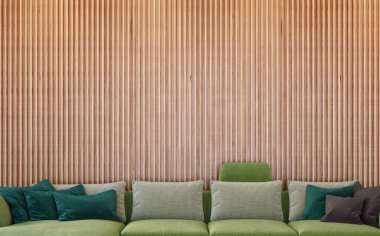 Büyük lüks, modern, en az aydınlık iç mekan, oda modelleme sanatçısı.