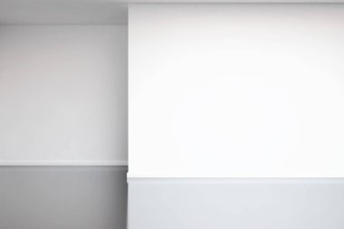 Büyük lüks, modern, en az aydınlık iç mekan, oda modelleme sanatçısı.