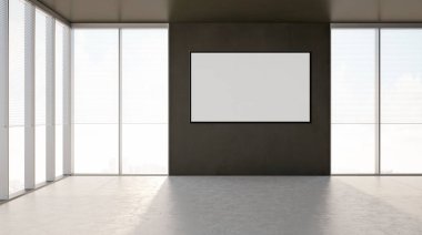 Büyük lüks, modern, en az aydınlık iç mekan, oda modelleme sanatçısı.