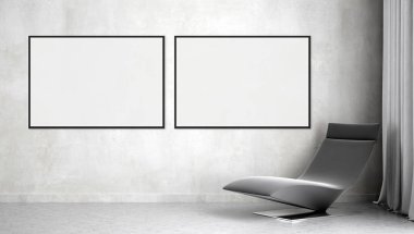 Büyük lüks, modern, en az aydınlık iç mekan, oda modelleme sanatçısı.