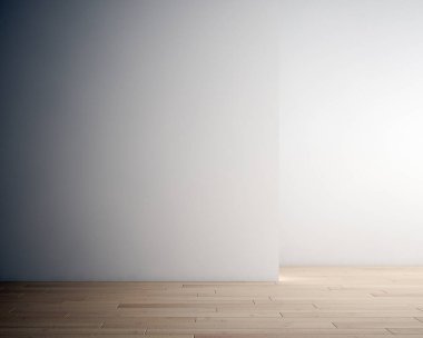 Büyük lüks, modern, parlak iç mekanlar. Oturma odası tasviri. 3D görüntüleme.