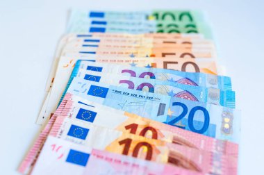 Pack Avrupa para, banknot ve madeni paralar