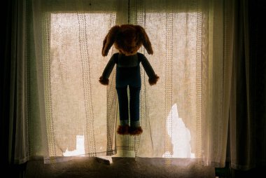 Bu oyuncak ayı artık onun sahibi dönmek sabırsızlanıyordum