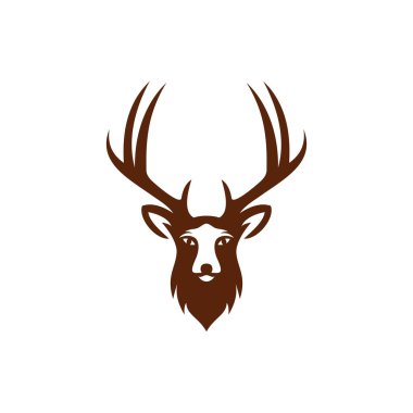 geyik tasarım baş, geyik illustration.eps vektör