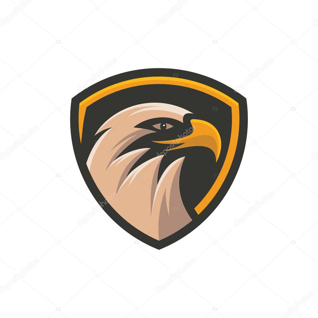 eagle logo template vector illustration