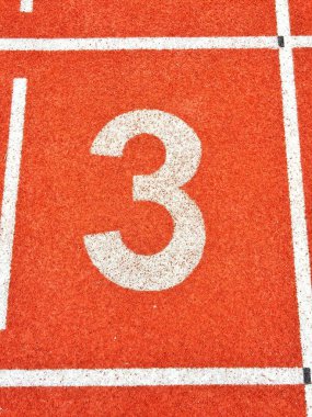 Atletizm koşu parça numarası 3