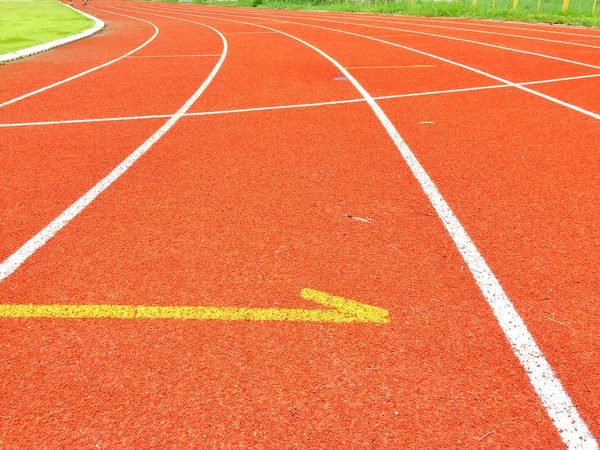 athletics area Jogging track and start line or finish line