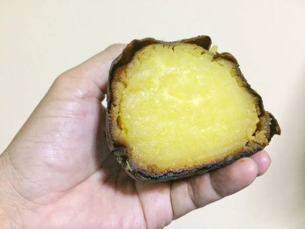 Japanese Roasted Sweet Potato Yakiimo Stock Picture