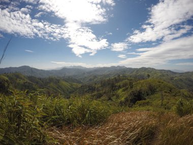 Dağdaki manzara manzarası