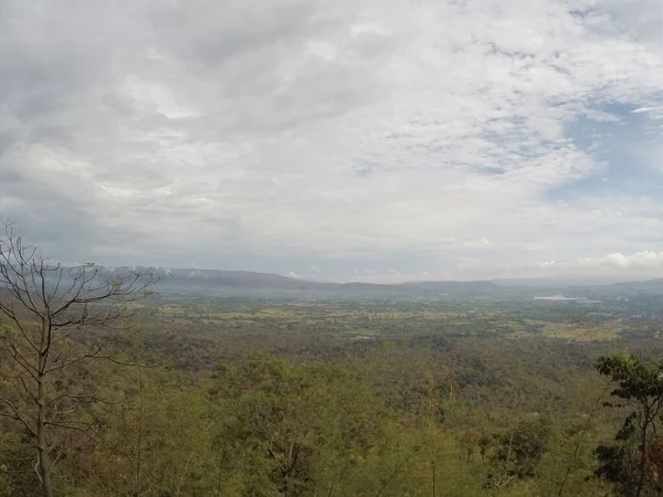 Vista Paisagem Natureza Montanha — Fotografia de Stock