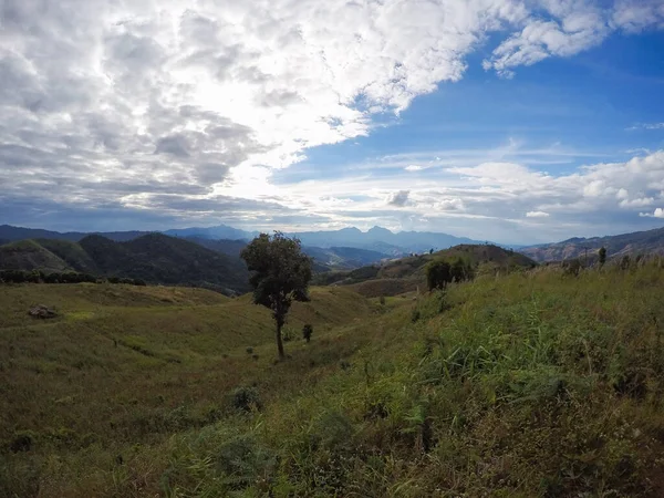 Dağdaki manzara manzarası