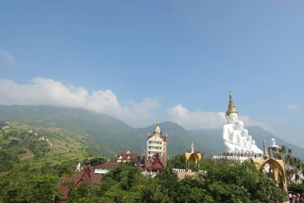 Templo Phasornkaew Dharma Lugares Práctica Atracciones Turísticas Phetchabun Thailland — Foto de Stock