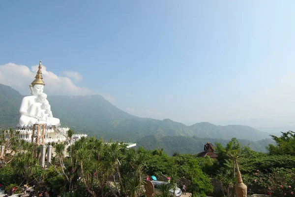 Temple Phasornkaew Dharma Gyakorló Helyek Turisztikai Látványosságok Phetchabun Thailland — Stock Fotó