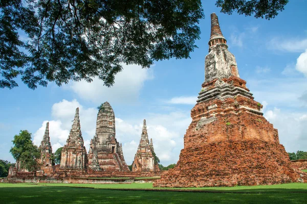 Wat Chaiwatthanaram Ayutthaya Historical Park Tailandia — Foto de Stock