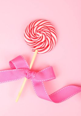 pembe arka plan pembe lolipop.