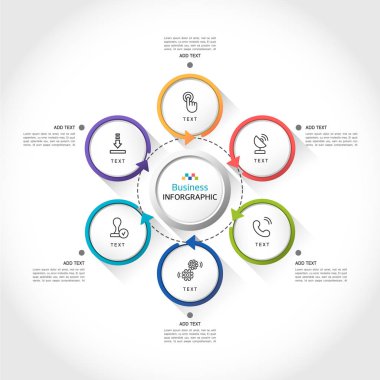 Basit tasarım sektörü bilgisel illüstrasyon