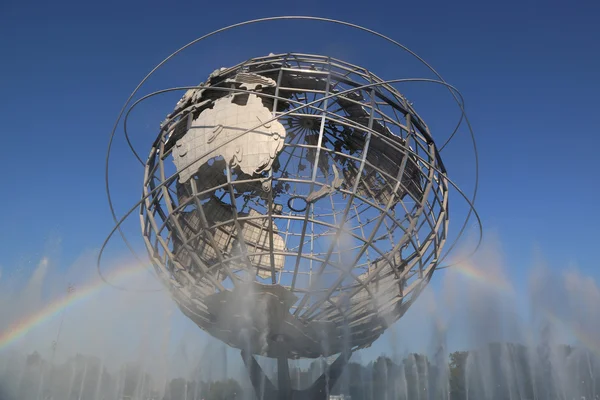 1964 Feira Mundial de Nova York Unisphere em Flushing Meadows Park — Fotografia de Stock